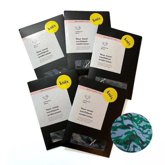 One pair Knix Leakproof Bikini in Axis, size SMALL, original sealed package - Picture 4 of 13